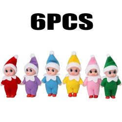 Adornos Navideños de Muñecos de Elfo para Bebés, Regalos de Navidad, Decoración de Feliz Navidad, Regalos de Año Nuevo, Regalos para Niños