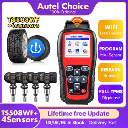 Autel MaxiTPMS TS508 TS508WF herramienta TPMS 315 433MHZ MX-Sensor programador Monitor de presión de neumáticos herramienta de diagnóstico y servicio de coches