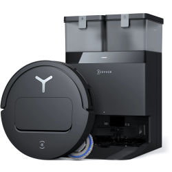 ECOVACS DEEBOT T50 PRO OMNI Gen2 Robot aspirador de suelo de barrido 10 en 1 con Cepillo Lateral y fregona para el hogar 21000 Pa 0% enredos