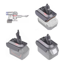 Adaptador convertidor de batería para Makita/Dewal/Milwaukee/Bosch/Ryobi, batería de iones de litio de 18V para aspiradora Dyson V6 V7 V8 Animal