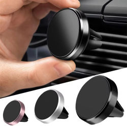 Soporte magnético para teléfono móvil en la rejilla de ventilación del coche, soporte universal para teléfono inteligente, soporte magnético para iPhone y Samsung