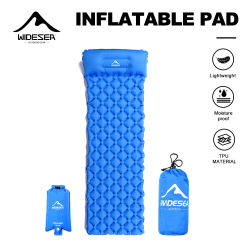 Colchoneta Inflable para Camping Widesea, Colchón de Aire para Exteriores, Muebles de Camping, Cama Ultraligera, Cojín, Almohada para Senderismo y Trekking