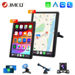 JMCQ 9 "pantalla Vertical Radio de coche reproductor de vídeo Multimedia inalámbrico Carplay Android Auto soporte magnético monitores de coche cámara GPS