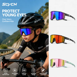 Gafas de Sol de Moda para Niños SCVCN, Fotocromáticas, UV400, Gafas de Béisbol, Gafas de Ciclismo para Niños y Niñas, Gafas para Campamento y Senderismo 2026