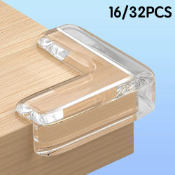 16 Uds protección de borde de esquina de la Mesa cubierta protectora de silicona de seguridad para bebés protección de enchufe eléctrico protectores anticolisión para niños
