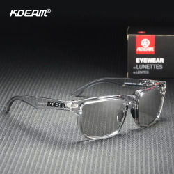 KDEAM gafas de sol cuadradas de gran tamaño para hombre, gafas de sol polarizadas fotocromáticas de gran tamaño, gafas de sol de moda para mujer, edición mejorada