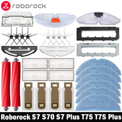 Roborock S7 S70 S7 Plus T7S T7S Plus accesorios de Aspiradora Robótica cepillo principal filtro Hepa fregonas bolsa de polvo piezas de repuesto