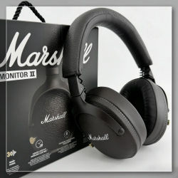 Nuevos auriculares inalámbricos con Bluetooth Marshall MONITOR II, auriculares plegables de graves pesados, auriculares con micrófono de música Retro Rock clásico