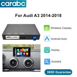 CARABC inalámbrico CarPlay Android Auto Mirror Link AirPlay Bluetooth navegación GPS para Audi A3 8v 2013-2018