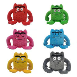 Muñeco de Peluche de monstruo para niños, Peluche de juguete de 1/6/piezas para calmar las emociones de los bebés, ideal para regalo de cumpleaños y Navidad