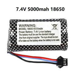 Cargador de Batería de 7.4V 5000mah MN82 para Coche de Control Remoto, Batería MN128 MN78 LC79 para Coche de Acrobacias RC con Sensor de Gestos SM3p