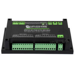 Placa de Control Industrial ESP32-S3, Controlador de 8 Canales con WiFi, Bluetooth, CAN, IoT, RS485 y Interfaces RJ45 ETH POE