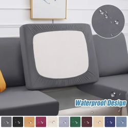 Funda de cojín de sofá impermeable Real para el hogar Protector de color sólido funda de sofá funda de asiento de sofá barata Protector de muebles