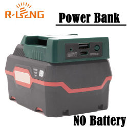 Banco de Energía Portátil para Batería de Iones de Litio Lidl Parkside X20V Team, Interfaz de Carga Rápida para Teléfono Móvil (No es un Cargador de Baterías)