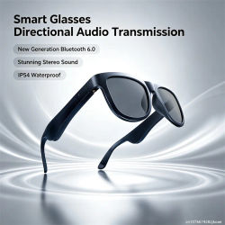 Nuevos Auriculares OVO-1, Gafas de Sol Inteligentes Inalámbricas con Bluetooth 6.0, Auriculares Deportivos con Micrófono HD, Larga Duración de Batería