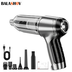 Aspiradora inalámbrica portátil, aspirador de mano de succión fuerte de 95000Pa, Robot aspirador de doble uso para el hogar y el coche, para teclado de escritorio