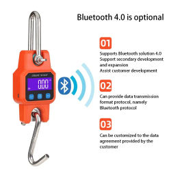 WeiHeng C06 báscula de gancho electrónica portátil que carga Bluetooth Mini báscula de elevación para uso doméstico