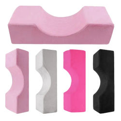 Almohada para pestañas, soporte para el cuello, almohada suave para injerto de pestañas, almohada de extensión de pestañas de espuma viscoelástica con bolsillo para salón de maquillaje