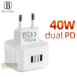 Cargador de teléfono móvil de carga rápida, enchufe UE, EE. UU., Reino Unido, 20W, carga rápida QC 3,0 con adaptador PD, cargador USB de pared para IPhone 12 Samsung