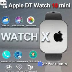 2025New para Apple DT Watch 10 reloj inteligente hombres HD AMOLED 32GB memoria música 3D envolvente Bluetooth llamada impermeable Smartwatch Mujer