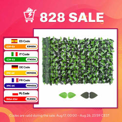 Outsunny Seto Artificial en Rollo 3x1m Pantalla de Cerca de Privacidad Valla Jardín Exterior Planta Decorativa de Pared PE