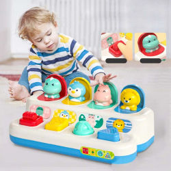 Juguete emergente de actividad interactiva para bebés, juguete con causa y efecto, juegos de desarrollo para bebés, juguetes educativos de aprendizaje Montessori