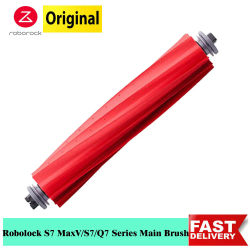Roborock-piezas originales de cepillo principal de goma S7 Q7, cepillo de rodillo desmontable para S7Pro Q7Max S7MaxV Ultra, cepillos de Robot aspirador