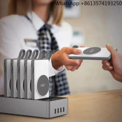 【Más Vendido】Banco de Energía con Logotipo WST, Cargador Inalámbrico Portátil, Carga Rápida Inalámbrica, Magnético, 10000 mAh