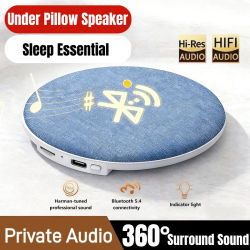 Almohada con Altavoz Bluetooth 5.4 para Dormir de Lado, Sonido Dinámico de Alta Fidelidad, Reproductor de Música Inalámbrico, Equipo de Sonido para Dormir Profundamente