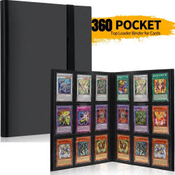 Álbum de Fotos Kpop de 9 Bolsillos y 360 Compartimentos, Carpeta para Tarjetas de Juego, Libro Coleccionable con Carga Lateral, Soporte de Gran Capacidad para Photocards