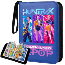 Paquete de 400 Fundas Protectoras para Tarjetas Kpop Demon Hunters, Álbum con Cierre, Carpeta para Exhibición de Tarjetas, Protector de Tarjetas Coleccionables, Regalo