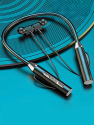 Auriculares inalámbricos Bluetooth, auriculares deportivos de alta calidad intrauditivos con correa para el cuello G01