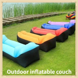 Sofá Inflable Portátil Plegable para Camping, Colchón de Aire Impermeable para Exteriores, Muebles de Playa y Ocio