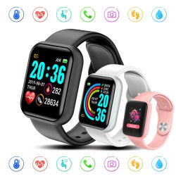 Relojes inteligentes deportivos con pantalla a Color, pulsera de Fitness resistente al agua con Bluetooth, Monitor de ritmo cardíaco y presión arterial, Sueño y Salud