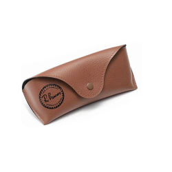 Estuche de cuero suave para gafas de sol para hombres y mujeres, caja para gafas, bolsa protectora, accesorios para gafas