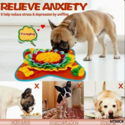 Alfombra Olfativa para Perros, Juguete Interactivo para el Aburrimiento, Estimula las Habilidades Naturales de Búsqueda de Alimentos