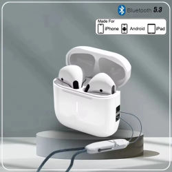 Auriculares inalámbricos con Bluetooth True Buds5, sonido estéreo HIFI, Bluetooth 5,3, auriculares deportivos con micrófono para Android iOS Universal