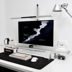 Soporte de altura para Monitor acrílico, soporte para ordenador de escritorio de aleación de aluminio, soporte de pantalla para portátil de lujo, estante para Monitor de modularización