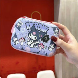 Bolsa de Almacenamiento para Cables de Datos y Auriculares con Diseño de Kuromi, Estuche Protector para Cargador, Práctico para Viajes, Regalo Ideal