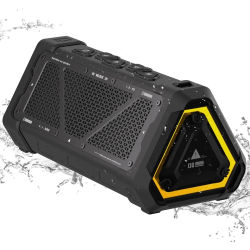 Altavoz Bluetooth para exteriores MLOVE P3, altavoz Bluetooth 5,3 con potencia de salida de 40W, sonido estéreo IPX7 resistente al agua, tarjeta Micro SD, luz RGB