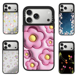 Funda para Teléfono con Diseño de Flores de Primavera, Serie 2, para Teléfonos Apple