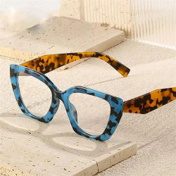 Nuevo en gafas ópticas de ojo de gato para mujer, gafas graduadas para miopía, gafas de lectura para hipermetropía, gafas de ordenador antiluz azul