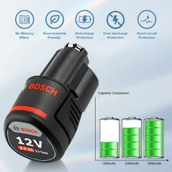 Batería Original Bosch de 12V, batería recargable de iones de litio BAT411 de 2,0Ah BAT411A BAT412 BAT412A BAT413 cargador de batería