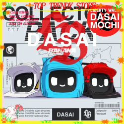 Dasai-Robot Mochi de tercera generación para coche, figura de acción Universal activada por voz, juguete Jdm, modificación de coche, decoración de humor