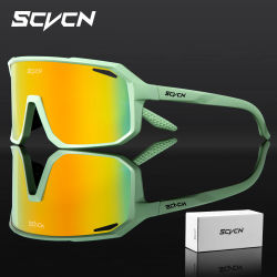 SCVCN, gafas de ciclismo calientes, gafas de sol para bicicleta, gafas UV400 para hombres, gafas para deportes al aire libre, gafas de carretera, gafas de sol para montar en bicicleta para mujeres y