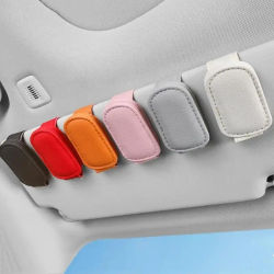 Clip Multifuncional para Visera de Coche, Clip Magnético para Gafas de Sol, Soporte para Gafas, Accesorio Universal para el Interior del Vehículo