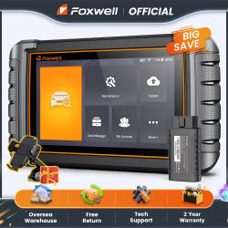 FOXWELL-herramienta de diagnóstico de coche NT809BT, escáner automotriz OBD2 con Bluetooth, todos los sistemas de prueba bidirec