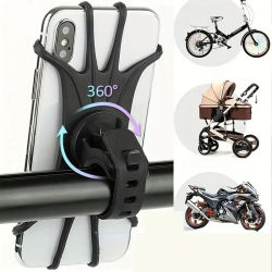 Soporte para teléfono de bicicleta, soporte para teléfono móvil para motocicleta, soporte Celular para iPhone, Samsung, Xiaomi, Gsm, Houder Fiets