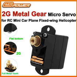 1/5/10/20 piezas DSPOWER 2G Metal Gear Mini Servo Digital para RC Micro coche avión helicóptero de ala fija avión barco conducto Robot juguete