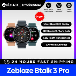 [Estreno mundial 2024] Zeblaze Btalk 3 Pro Reloj inteligente Pantalla AMOLED Hi-Fi Bluetooth Telefonías Seguimiento de salud y fitness